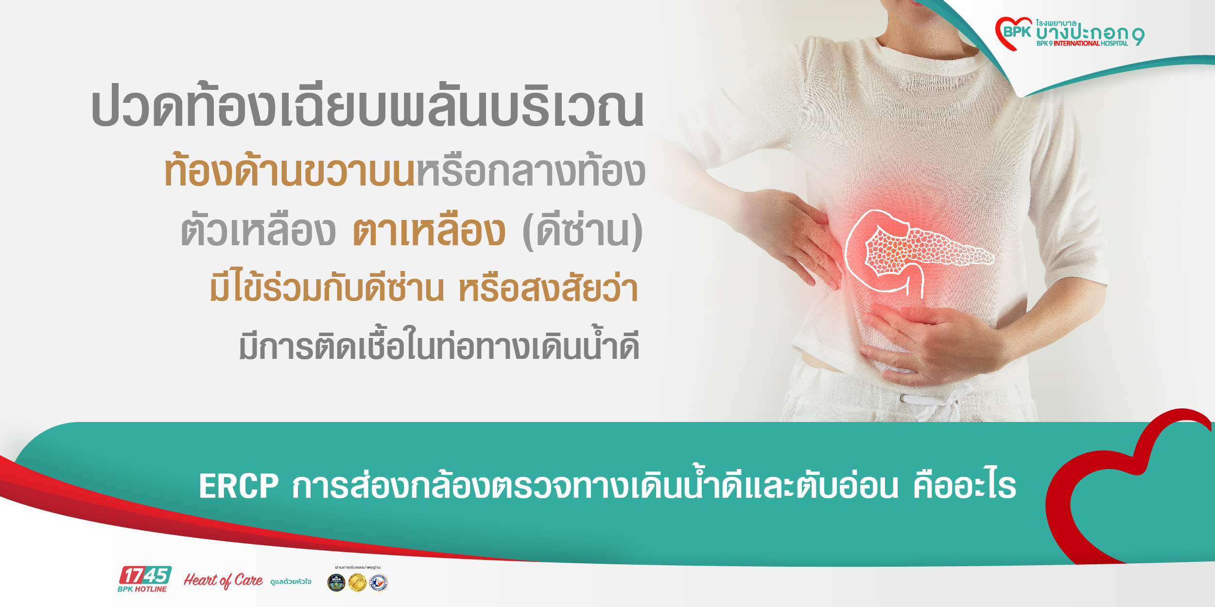 ERCP การส่องกล้องตรวจทางเดินน้ำดีและตับอ่อน คืออะไร, image size:2500x1250